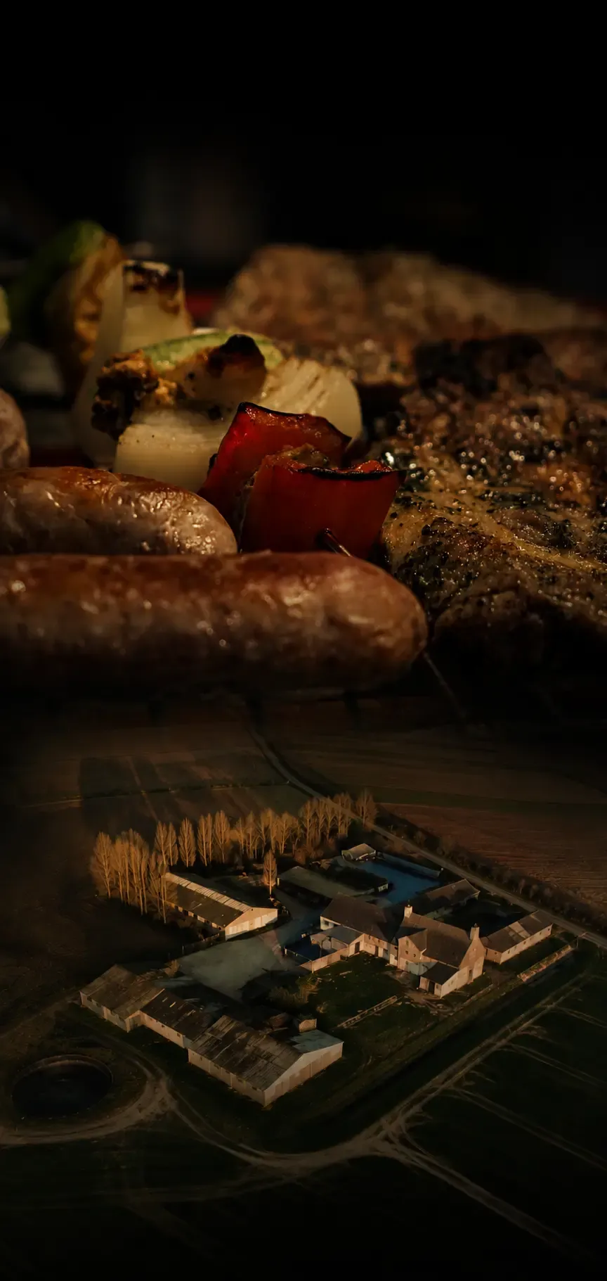 grillades et ferme